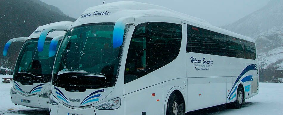 Autocares Hilario Sánchez - Autobuses en nevada 